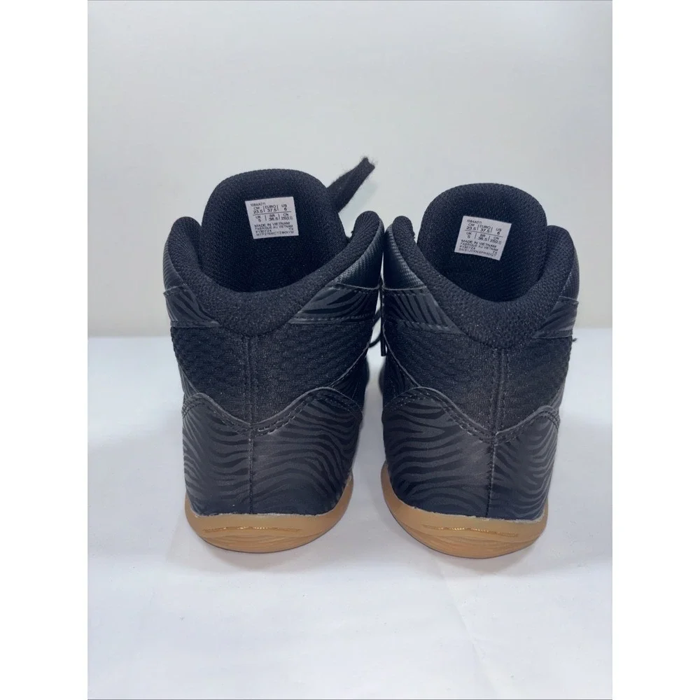 Asics Matflex 7 Wrestling Youth Boys Size 6‎ Black White Shoes 1084A011 Comfort